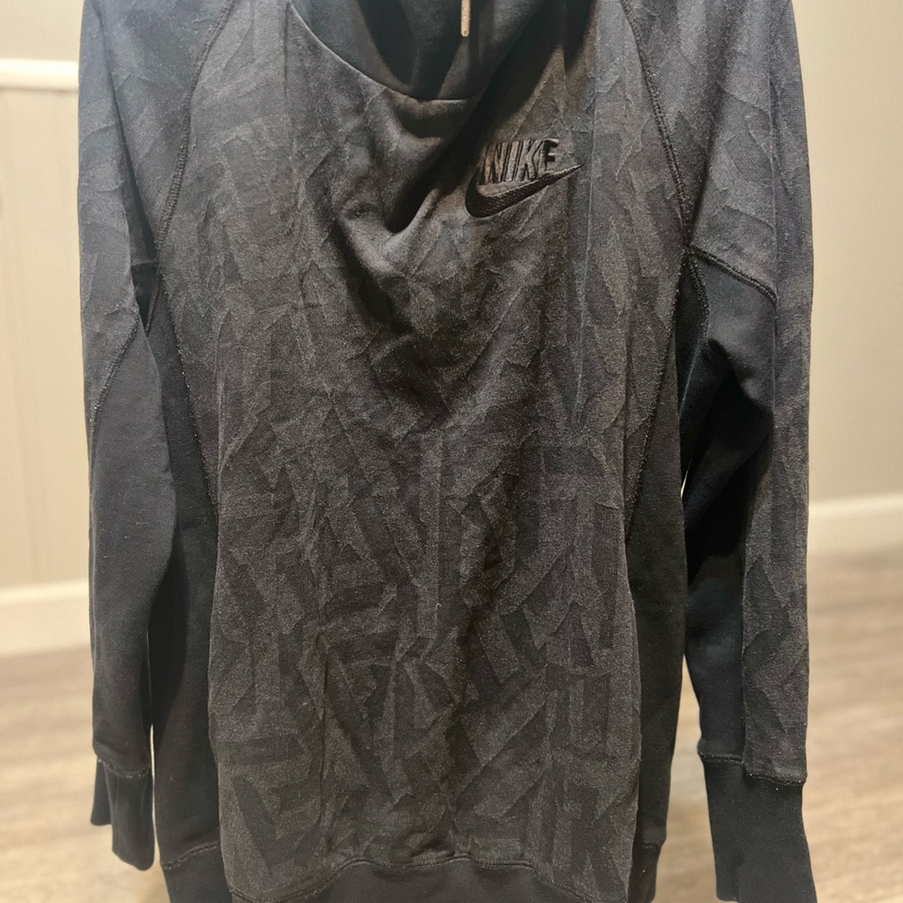 Nike Black Geometric Hoodie